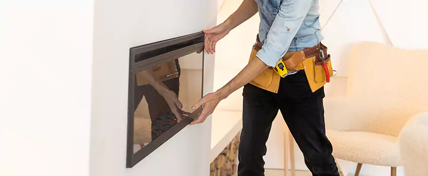 Metal Fireplace Installation in Antioch, California