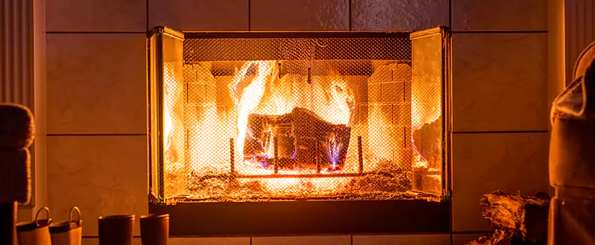 Mendota Hearth Landscape Fireplace Installation in Antioch, California