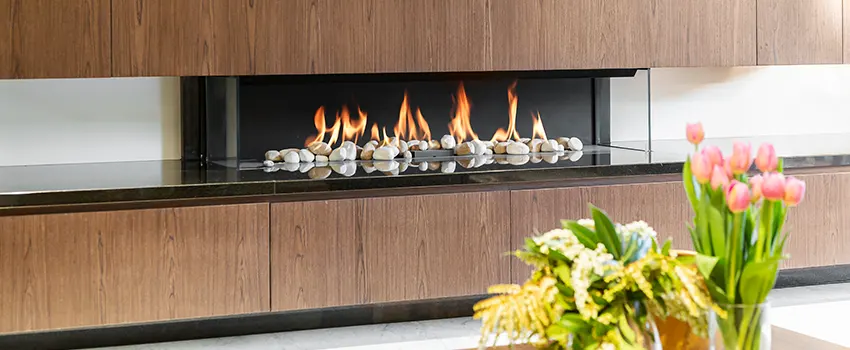 Double-height Fireplace Design Refurbishment in Antioch, California